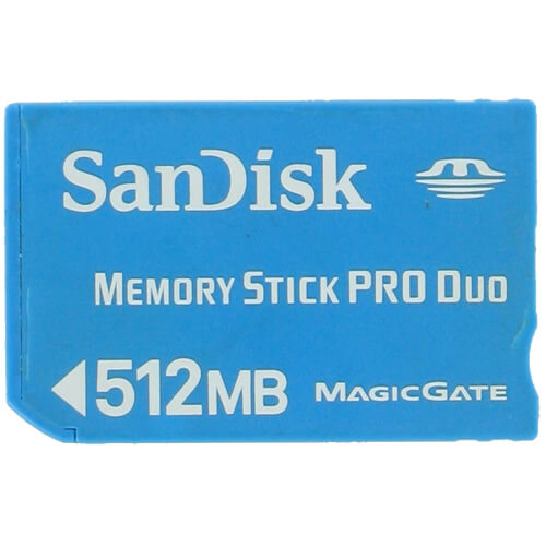 SanDisk Memory Stick Pro Duo 512MB SDMSPD-512 60X – OEMPCWorld