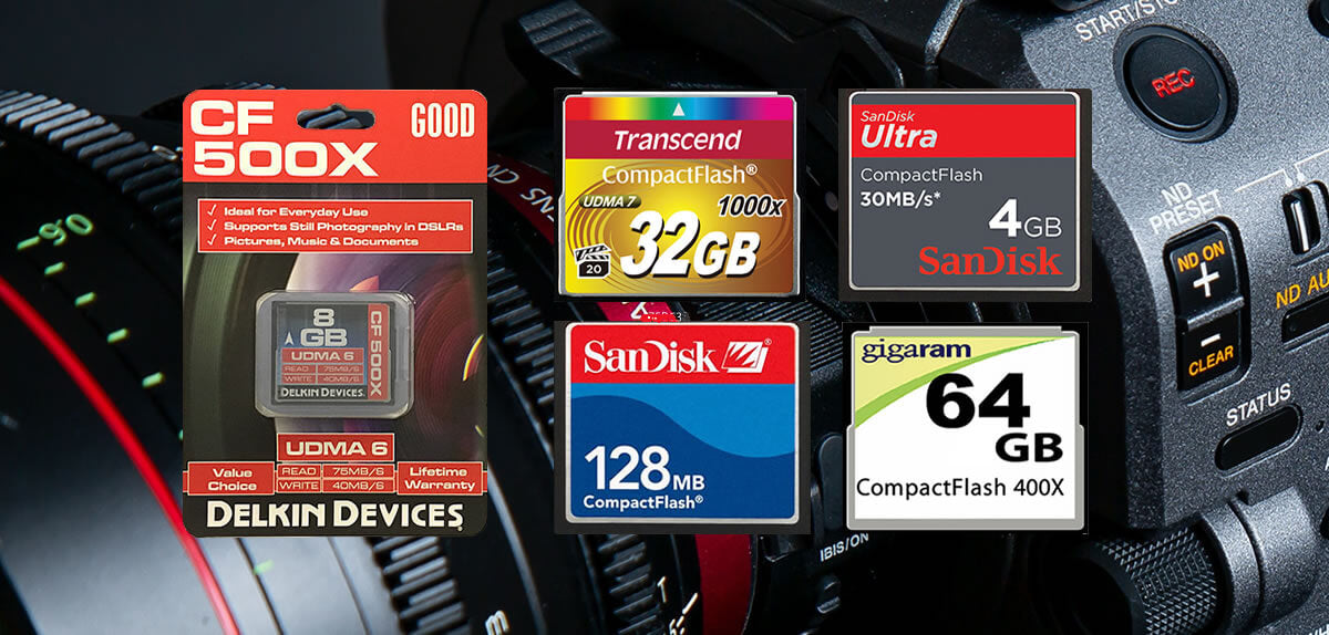 About CompactFlash Cards