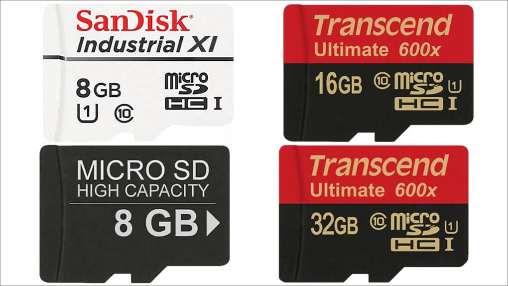 Class 10 micro SD Cards