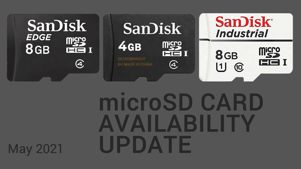 microSD Card Availability Update