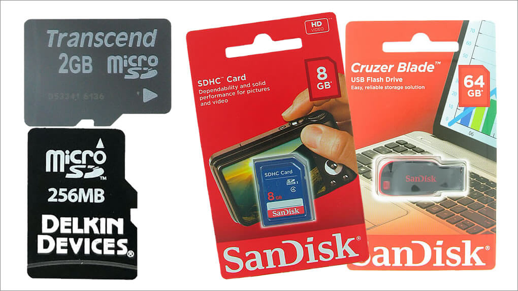 OEMPCWorld specials on SanDisk, Transcend and Delkin