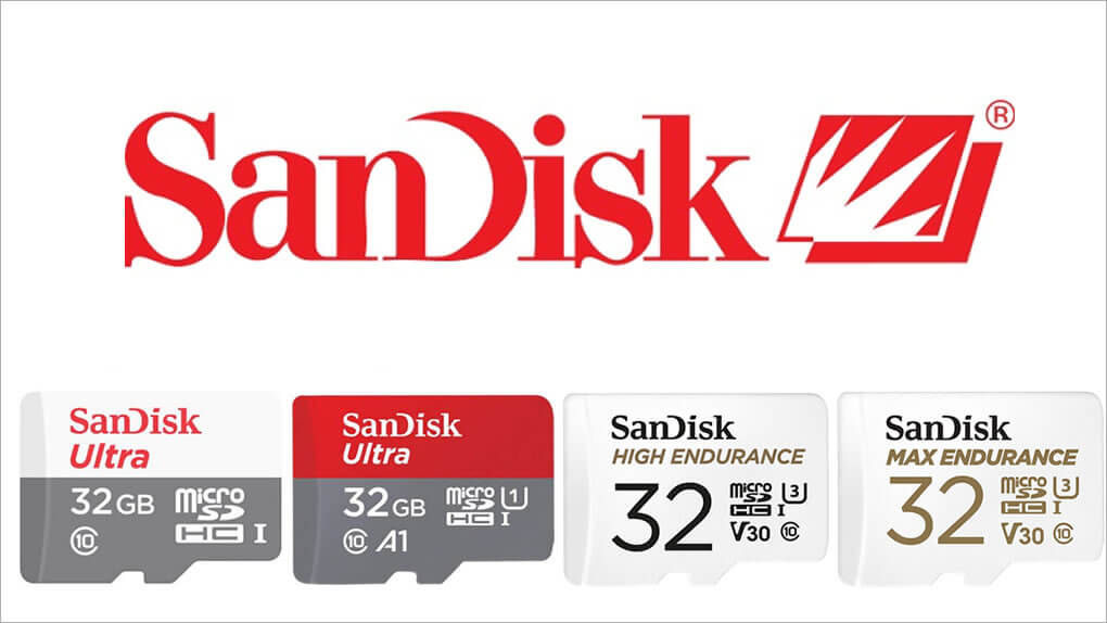 Updated SanDisk Retail Class 10 micro SD card lineup