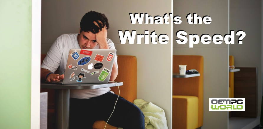 "Why don't you show write speeds for SD cards?"