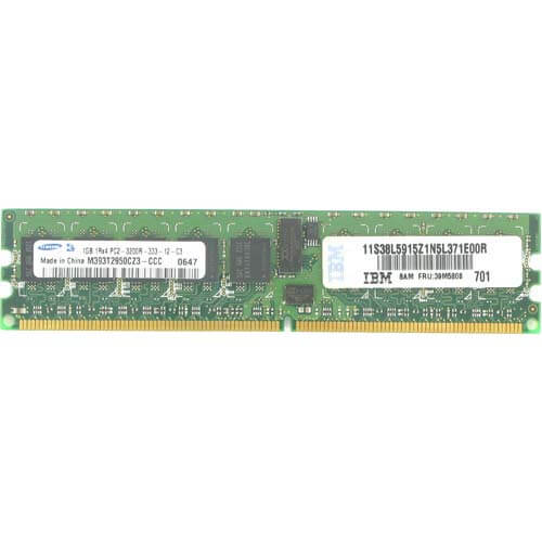 Samsung 1GB M393T2950CZ3-CCC DDR2-400 RDIMM PC2-3200 ECC