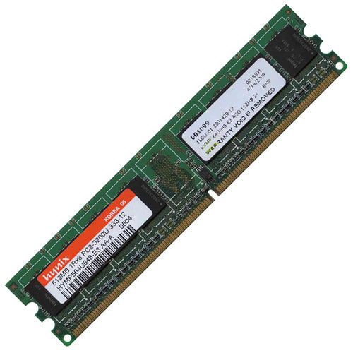 Hynix 512MB HYMP564U648-E3 DDR2-400 UDIMM PC2-3200 NON-ECC