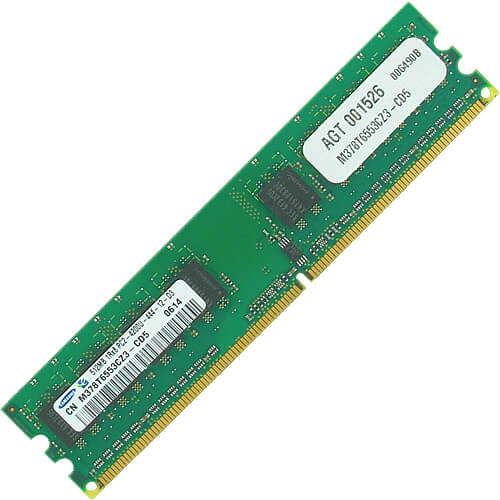 Samsung 512MB M378T6553CZ3-CD5 DDR2-533 UDIMM PC2-4200 NON-ECC