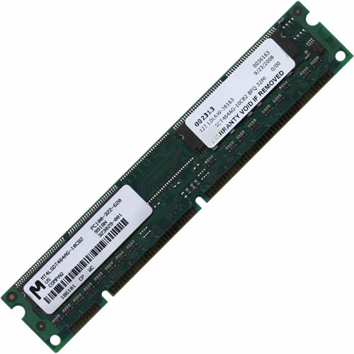 Micron 32MB MT4LSDT464AG-10CB2 UDIMM PC100 NON-ECC