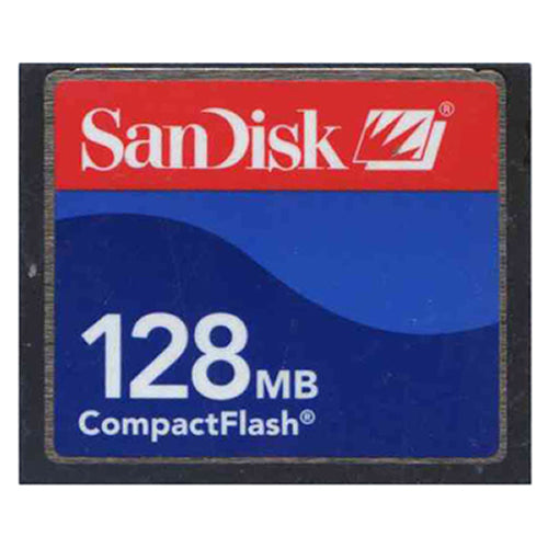 SanDisk 128MB SDCFJ-128 CF Card 100X