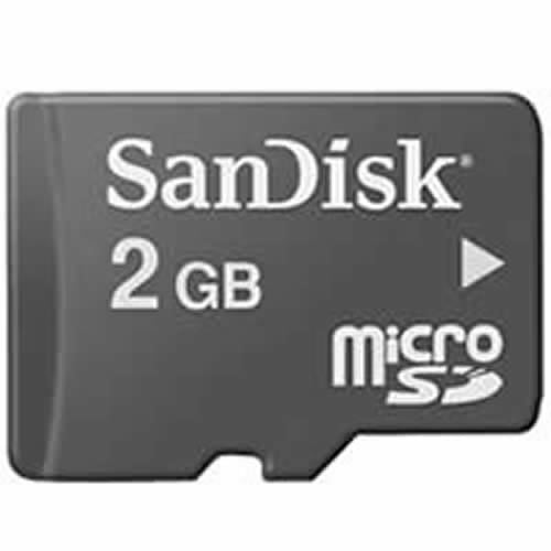 SanDisk 2GB SDSDQ-2048 microSD Memory Card 80X