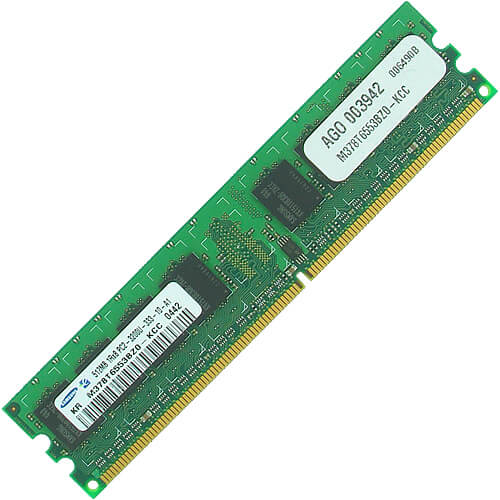 Samsung 512MB M378T6553BZ0-KCC DDR2-400 UDIMM PC2-3200 NON-ECC