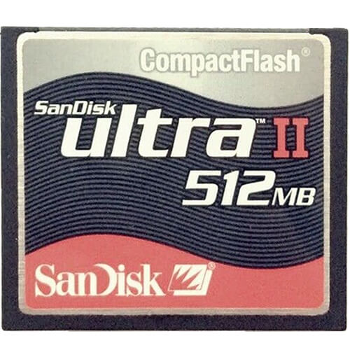 SanDisk Ultra II 512MB SDCFH-512 CF Card 060X
