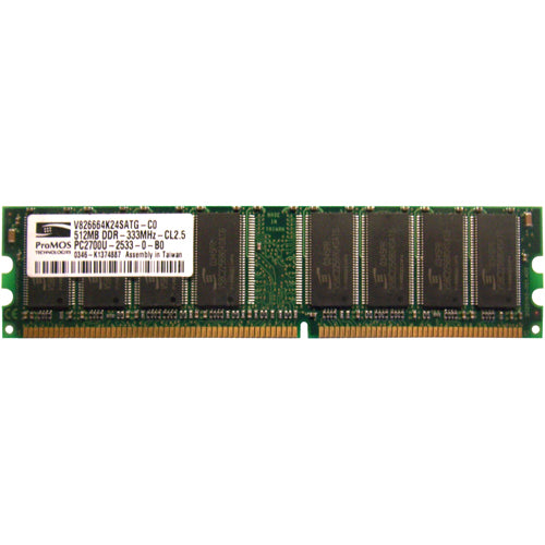 GoRAM 512MB V826664K24SATG-C0 DDR-333 UDIMM PC2700 NON-ECC