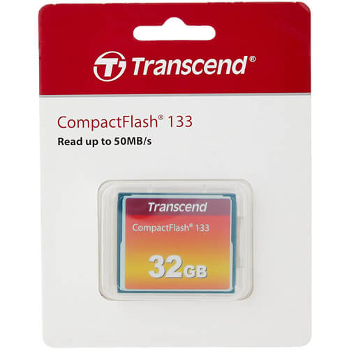 Transcend 32GB TS32GCF133 CF Card 40X