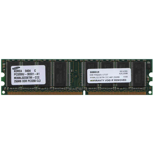Samsung 256MB M368L3223ETM-CCC DDR-400 UDIMM PC3200 NON-ECC
