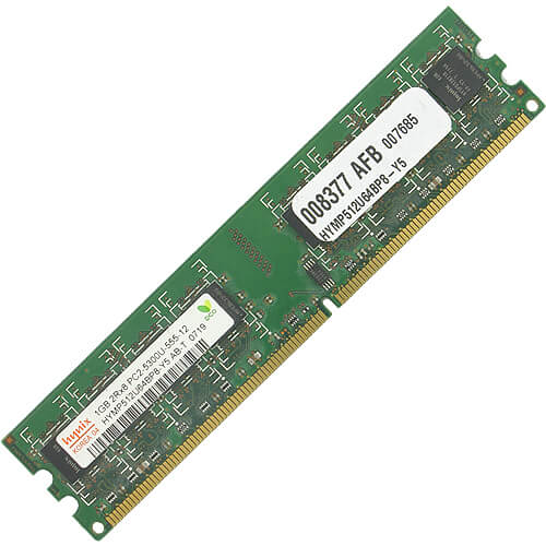 Hynix 1GB HYMP512U64BP8-Y5 DDR2-667 UDIMM PC2-5300 NON-ECC
