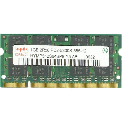 Hynix 1GB HYMP512S64BP8-Y5 DDR2-667 SODIMM PC2-5300 NON-ECC