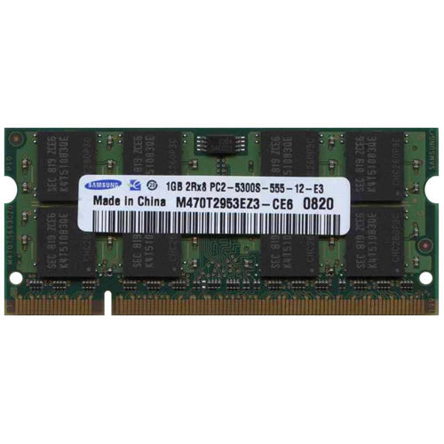 Samsung 1GB M470T2953EZ3-CE6 DDR2-667 SODIMM PC2-5300 NON-ECC