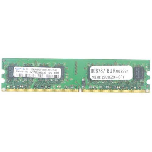 Samsung 1GB M378T2953EZ3-CF7 DDR2-800 UDIMM PC2-6400 NON-ECC