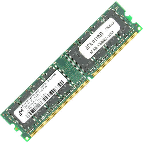 Micron 512MB MT16VDDT6464AG-335G4 DDR-333 UDIMM PC2700 NON-ECC