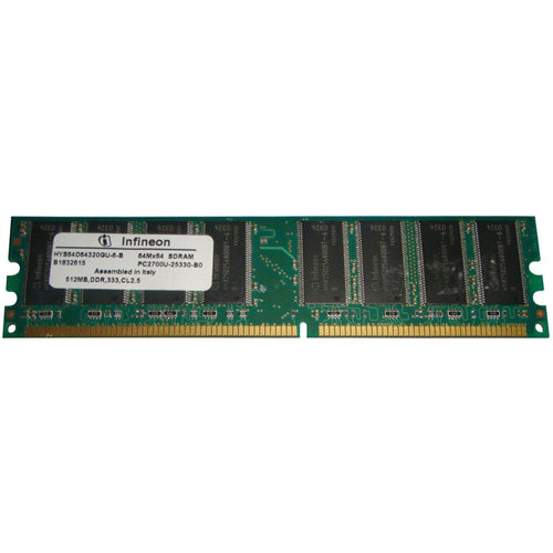 Infineon 512MB HYS64D64320GU-6-B DDR-333 UDIMM PC2700 NON-ECC