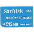SanDisk Memory Stick Pro Duo 512MB SDMSPD-512 60X
