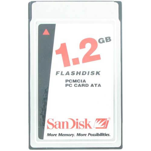 SanDisk 1.2GB SDP3B-1280-101-50 ATA Flash Card 24X