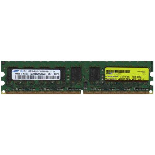 Samsung 1GB M391T2953EZ3-CF7 DDR2-800 UDIMM PC2-6400 ECC