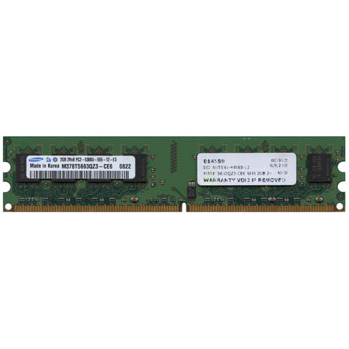 Samsung 2GB M378T5663QZ3-CE6 DDR2-667 UDIMM PC2-5300 NON-ECC