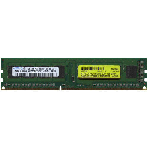 Samsung 1GB M378B2873DZ1-CH9 DDR3-1333 UDIMM PC3-10600 NON-ECC