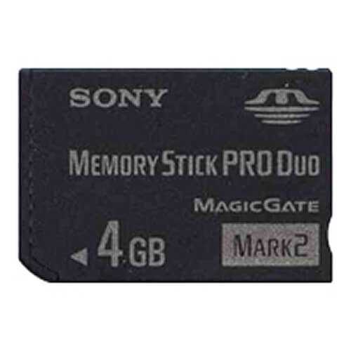 Sony Memory Stick Pro Duo 4GB MS-MT4G 60X