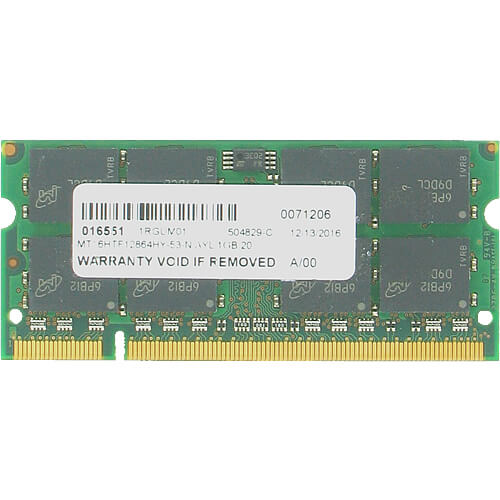 Micron 1GB MT16HTF12864HY-53ED3 DDR2-533 SODIMM PC2-4200 NON-ECC