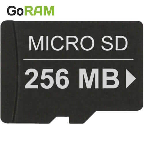 GoRAM 256MB MSD-256MB-LI microSD Memory Card 80X