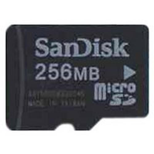 SanDisk 256MB SDSDQ-256 microSD Memory Card 80X