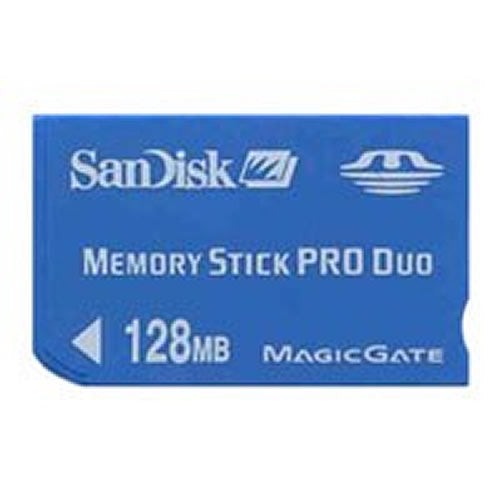 SanDisk Memory Stick Pro Duo 128MB SDMSPD-128 60X