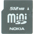 Toshiba 512MB SD-S512T miniSD Memory Card 60X