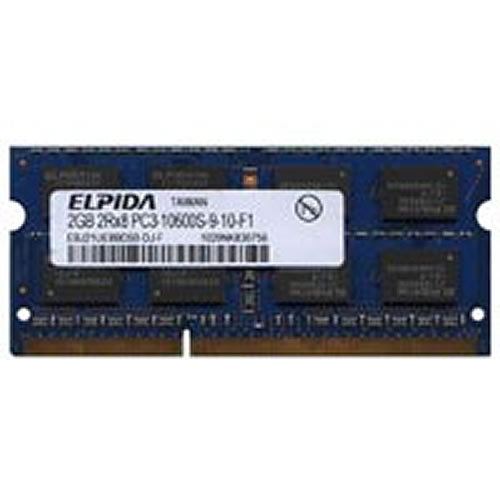 Elpida 2GB EBJ21UE8BDS0-DJ-F DDR3-1333 SODIMM PC3-10600 NON-ECC