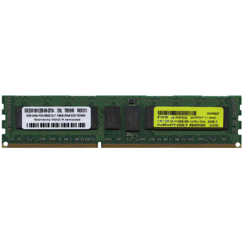 GoRAM 2GB GR2GR18H1288-66-HPXX DDR3-1066 RDIMM PC3-8500 ECC