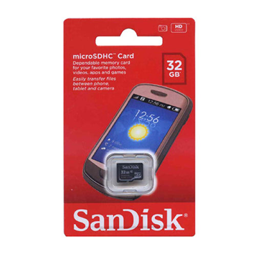 SanDisk 32GB SDSDQM-032G-B35 microSDHC Memory Card C4 UHS-I