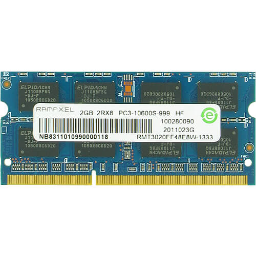 Ramaxel 2GB RMT3020EF48E8W-1333 DDR3-1333 SODIMM PC3-10600 NON-ECC