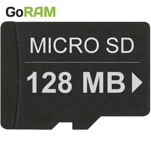 GoRAM 128MB TF-128MB-Logo microSD Memory Card 80X