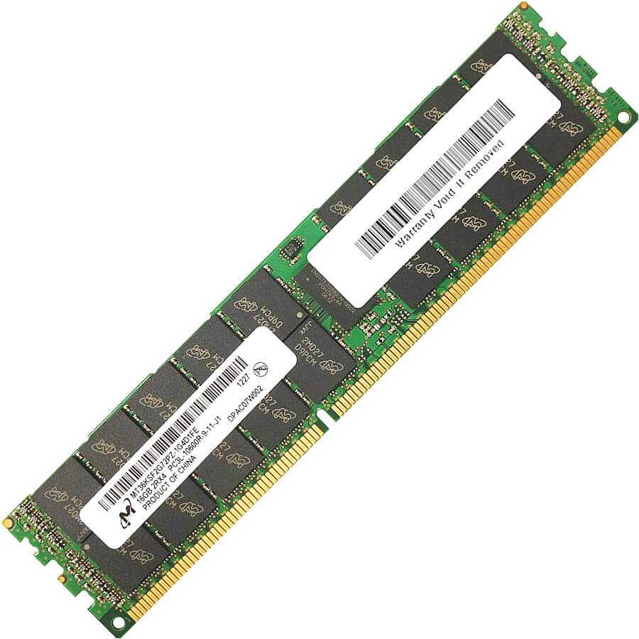 Micron 16GB MT36KSF2G72PZ-1G4D1FE DDR3-1333 RDIMM PC3-10600 ECC