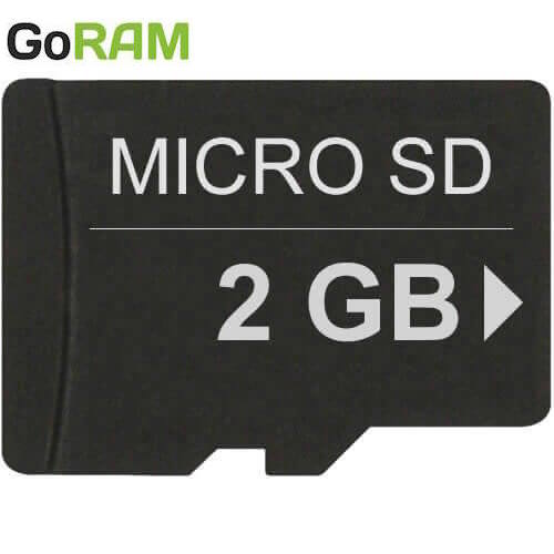 GoRAM 2GB MSD-2GB-10-KO microSD Memory Card 80X