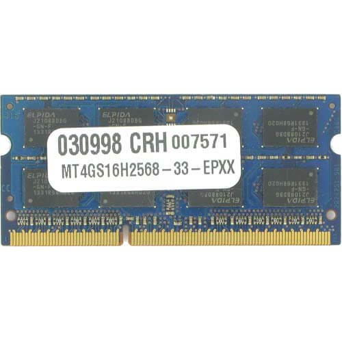 GoRAM 4GB MT4GS16H2568-33-EPXX DDR3-1333 SODIMM PC3-10600 NON-ECC