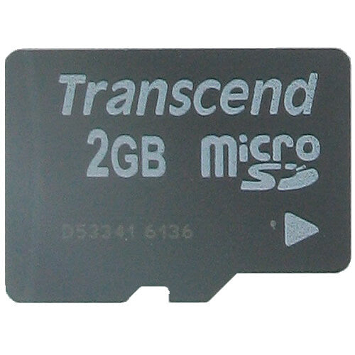 Transcend 2GB TS2GUSDC microSD Memory Card 80X