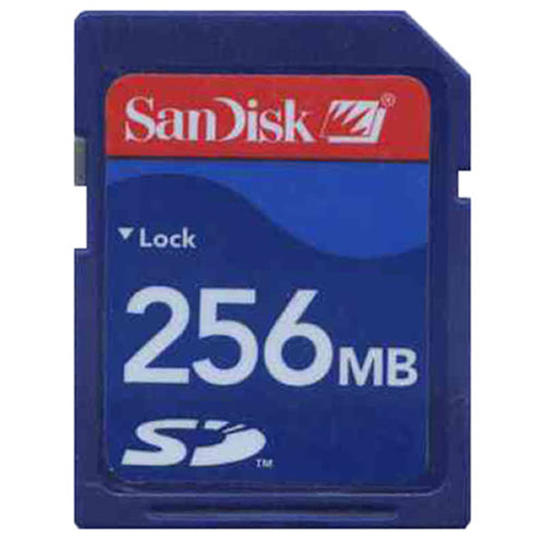 SanDisk 256MB SDSDB-256 SD Memory Card 60X