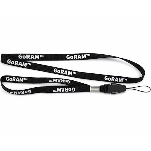 GoRAM  LANYARD-BLK-LI-LOGO Lanyard