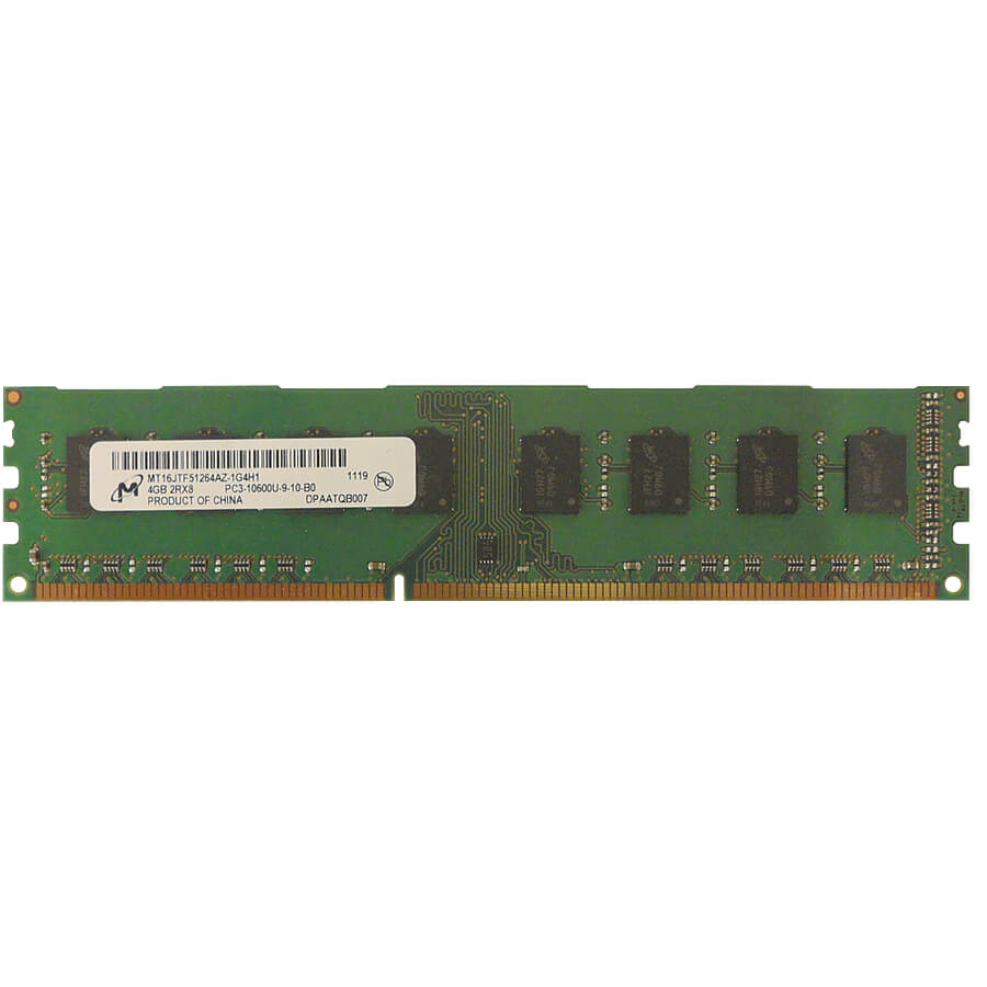 Micron 4GB MT16JTF51264AZ-1G4H1 DDR3-1333 UDIMM PC3-10600 NON-ECC