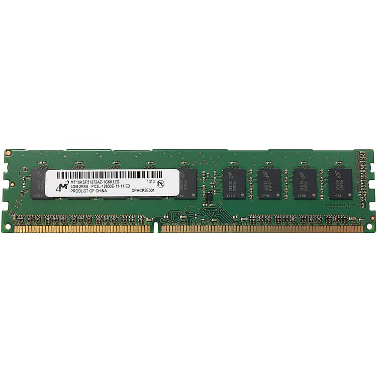 Micron 4GB MT18KSF51272AZ-1G6K1ZG DDR3-1600 UDIMM PC3-10600 ECC