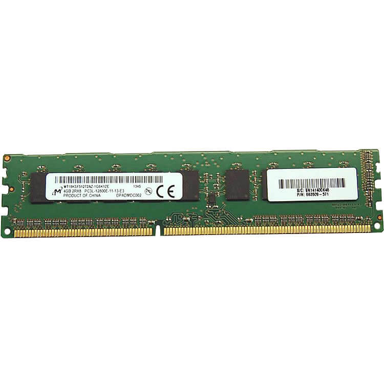 Micron 4GB MT18KSF51272AZ-1G6K1ZE DDR3-1600 UDIMM PC3-10600 ECC
