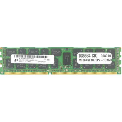 Micron 8GB MT36KSF1G72PZ-1G4M1FI DDR3-1333 RDIMM PC3-10600 ECC